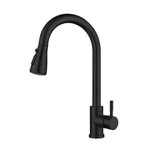 pull out sensor gold kitchen faucet sensitive touch control faucet mixer for kitchen touch sensor kitchen mixer tap ( color : matte black2 , size : no touch )