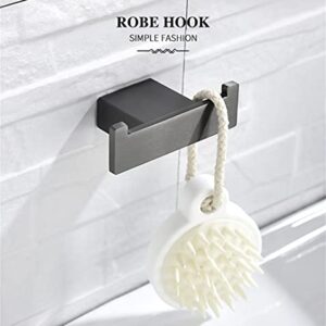 EYHLKM Gray Towel Hook Coat Hat Door Hook Hanger Wall Hook Retro Home Deco Robe Hooks Stainless Steel Bathroom Accessories