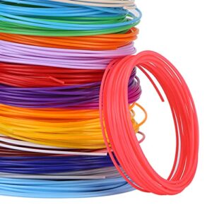 Filaments for Low Temperature 3D Pen 20 Colors 1.75mm PCL Filament Refills for 3D Printer Printing Pen Low Temperature