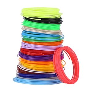 Filaments for Low Temperature 3D Pen 20 Colors 1.75mm PCL Filament Refills for 3D Printer Printing Pen Low Temperature