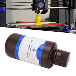 Photopolymer Resin, 3D Printer Resin High Toughness 405nm Wavelengh Quick Curing Better Effect 500g LCD DLP for Model(Orange)