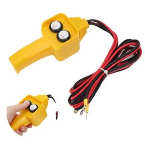 Winch Wired Remote Control, Yellow Plastic Winch Controller 1.3m/4.3ft Cable Push Button Style Temperature Resistant for Capstan 1500lbs‑5000lbs