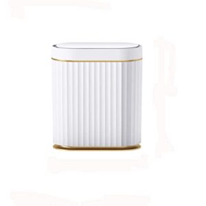 N/A 7L Smart Sensor Trash Trash Bin Home Electronic Kitche Rubbish Bin Toilet Waterproof Narrow Storage Bucket