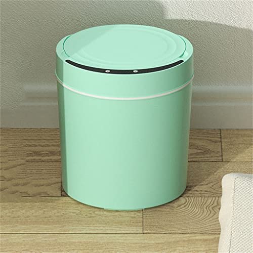 N/A Smart Sensor Garbage Bin Kitchen Bathroom Toilet Trash Can Best Automatic Induction Waterproof Bin with Lid ( Color : Gray , Size : 13L )