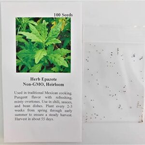Herb Epazote FBA-0001 (Green) 100 Non-GMO, Heirloom Seeds