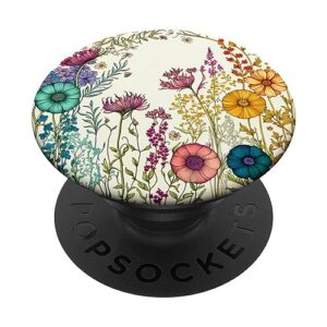 floral foliage flower botanical nature vegetation flowery popsockets standard popgrip