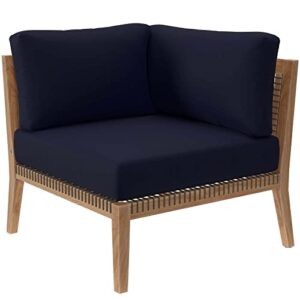 Modway Clearwater Love Seats, Loveseat, Gray Navy