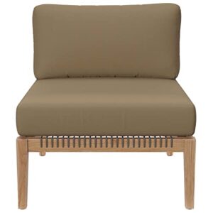 Modway Clearwater Sofas, Gray Light Brown