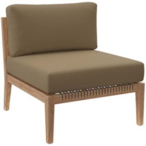 Modway Clearwater Sofas, Gray Light Brown