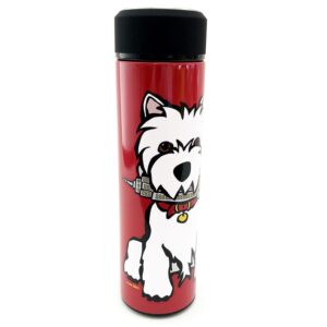 marc tetro nyc westie insulated water bottle