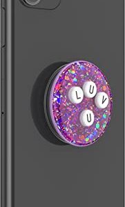 ​​​​PopSockets Phone Grip with Expanding Kickstand, Graphic PopGrip - Alphabet Soup LUV