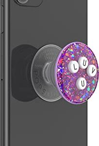 ​​​​PopSockets Phone Grip with Expanding Kickstand, Graphic PopGrip - Alphabet Soup LUV