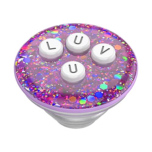 ​​​​PopSockets Phone Grip with Expanding Kickstand, Graphic PopGrip - Alphabet Soup LUV