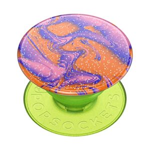 ​​​​popsockets phone grip with expanding kickstand, glitter popgrip - glitter delight