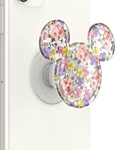 ​​​​PopSockets Phone Grip with Expanding Kickstand, PopSockets for Phone, Disney, Mickey Earridescent - Cascading Flowers