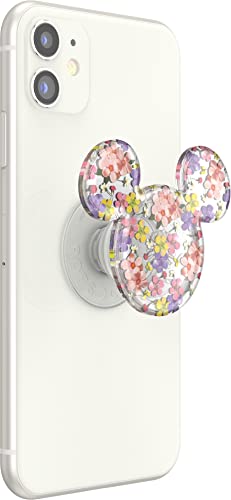 ​​​​PopSockets Phone Grip with Expanding Kickstand, PopSockets for Phone, Disney, Mickey Earridescent - Cascading Flowers