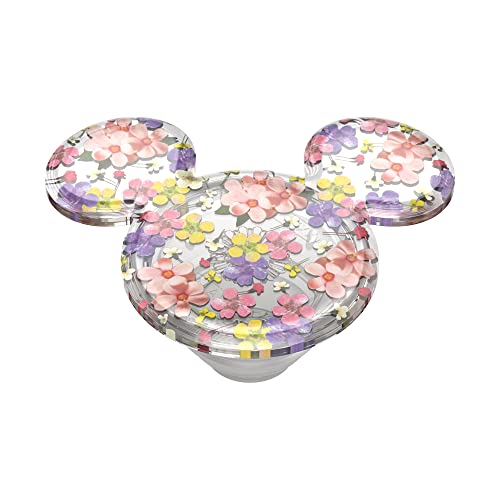 ​​​​PopSockets Phone Grip with Expanding Kickstand, PopSockets for Phone, Disney, Mickey Earridescent - Cascading Flowers