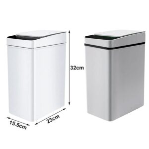 XBWEI Can Automatic Sensor Garbage Bin Waterproof Dustbin for Kitchen Bathroom Trash Can Smart Home Wastebasket ( Color : E , Size : 1 )