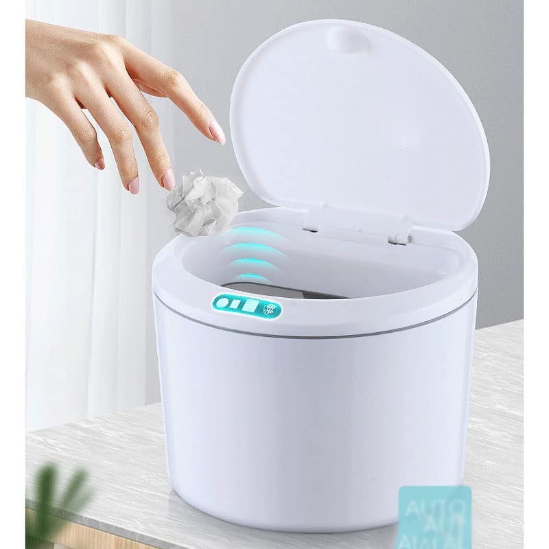 XBWEI Intelligent Automatic Touchless Trash Can Smart Infrared Motion Sensor Rubbish Waste Bin Car Kitchen Garbage Bins