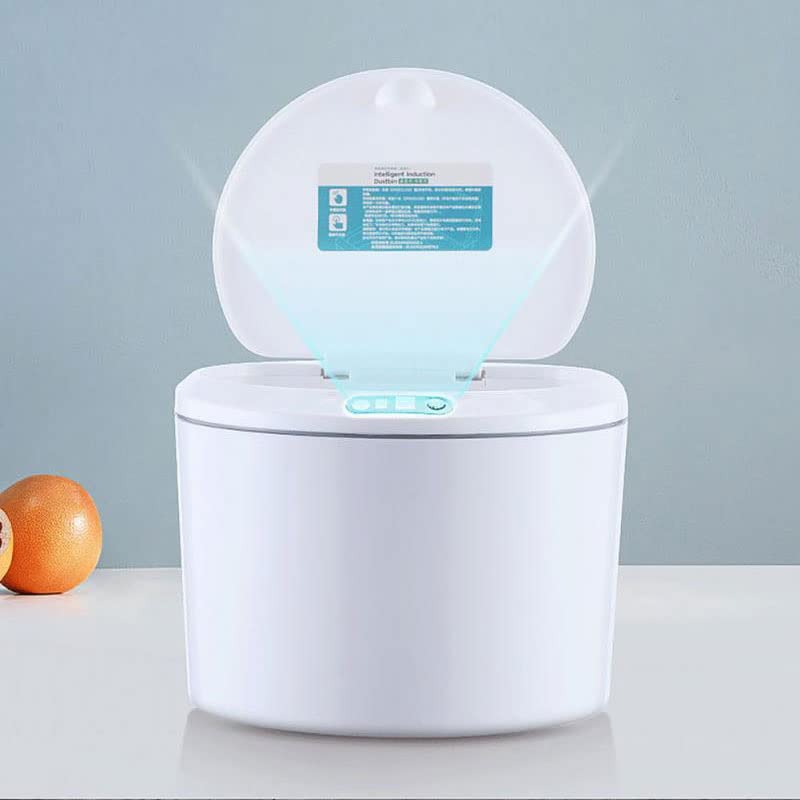 XBWEI Intelligent Automatic Touchless Trash Can Smart Infrared Motion Sensor Rubbish Waste Bin Desktop Car Kitchen Garbage Bins