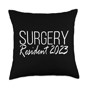 match day 2023 gifts by k surgery residency match day 2023 surgeon throw pillow, 18x18, multicolor