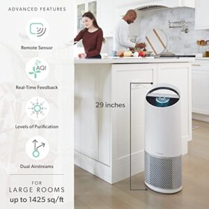 TruSens Air Purifier with Pet Filter Bundle | Large | UV-C Light + HEPA Filtration | SensorPod™ Air Quality Monitor | Filters Pet Odors, Pet Dander, Germs And Bacteria