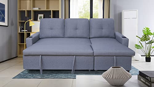 Devion Furniture LFD Sofabed, Gray