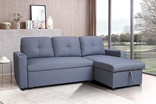 Devion Furniture LFD Sofabed, Gray