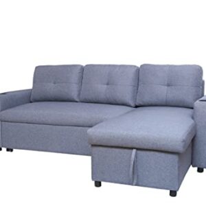 Devion Furniture LFD Sofabed, Gray