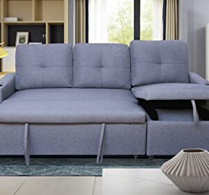 Devion Furniture LFD Sofabed, Gray