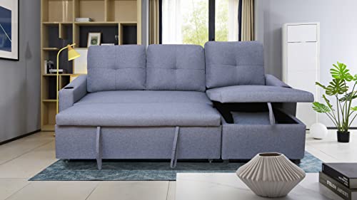 Devion Furniture LFD Sofabed, Gray