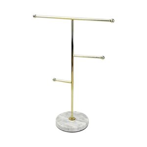 ditudo jewelry stand home anti lost necklace display holder pendant storage rack t-bar hanging organizer wedding gift