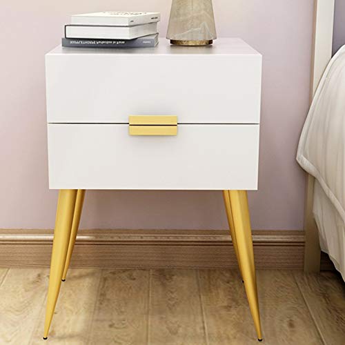 SJYDQ Nordic Bedroom Bedside Table Simple Solid Wood Storage Cabinet Economy Simple Dormitory Bedside Small Cabinet Side Cabine