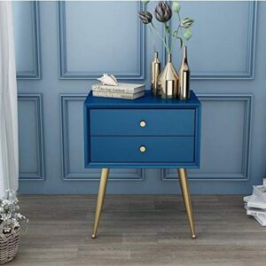 SJYDQ Nordic Bedroom Bedside Table Simple Solid Wood Storage Cabinet Simple Bedside Small Cabinet Side Cabinet (Color : E)