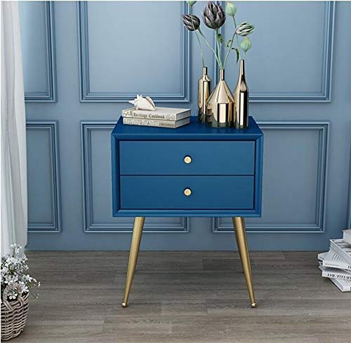 SJYDQ Nordic Bedroom Bedside Table Simple Solid Wood Storage Cabinet Simple Bedside Small Cabinet Side Cabinet (Color : E)