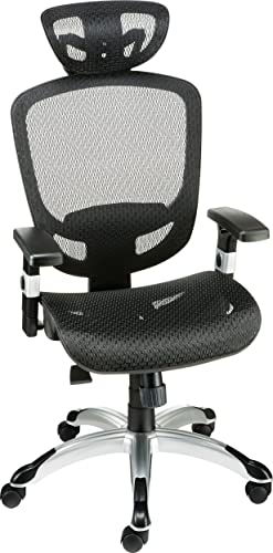 Union & Scale Flexfit Hyken Mesh Task Chair, Black, 2/Pack (Un59460v-Ccvs)