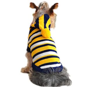 Pet Clothes for Medium Dogs Summer Dog Clothes Teddy Sweatshirt Autumn Winter Striped Suit Puppy Puppy Costume Cat with Hat