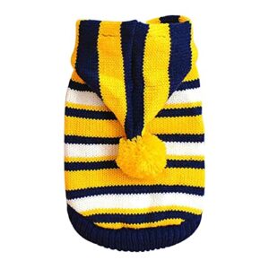 Pet Clothes for Medium Dogs Summer Dog Clothes Teddy Sweatshirt Autumn Winter Striped Suit Puppy Puppy Costume Cat with Hat