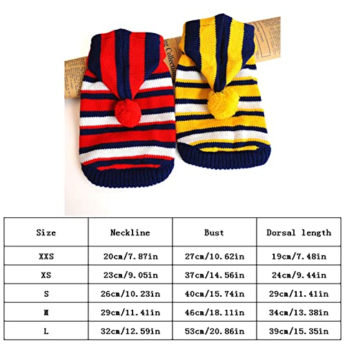 Pet Clothes for Medium Dogs Summer Dog Clothes Teddy Sweatshirt Autumn Winter Striped Suit Puppy Puppy Costume Cat with Hat