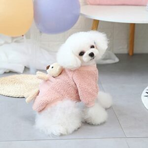 Pet Clothes for Large Dogs Female Dog Clothes Fall and Winter New Teddy Summer Shirt Soft Breathable Apparel Small Breed Sweatshirt Teddy Sweater