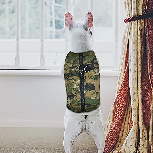 Winter Clothes for Dogs Small Female Camouflage Fashion Coat Dog Jacket Pet Vest for Small Dog Cloth Pet Clothes