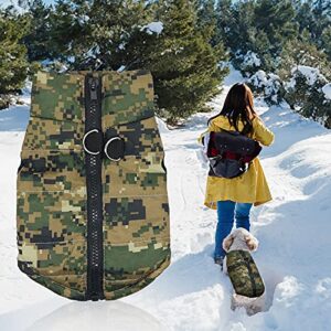 Winter Clothes for Dogs Small Female Camouflage Fashion Coat Dog Jacket Pet Vest for Small Dog Cloth Pet Clothes