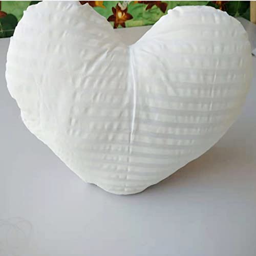 FUZ Decorative Throw Pillow Heart Shaped Pillow Cushion Soft Decorative Pillow Heart-Shaped Throw Pillow for Home Decoration