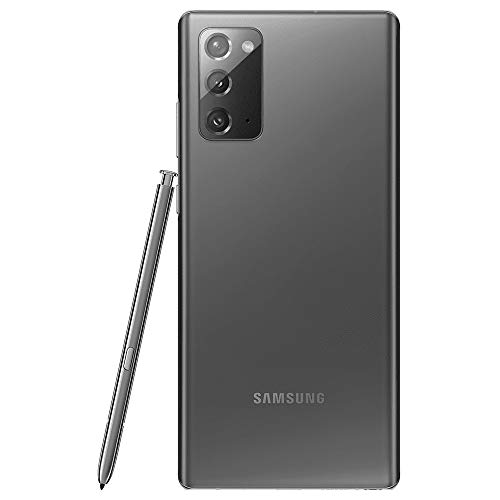 SAMSUNG Galaxy Note 20 5G (128GB, 8GB) 6.7'' AMOLED+, Snapdragon 865, Global Volte (GSM + CDMA) Factory Unlocked (AT&T, Verizon, Sprint, Metro) N981U (w/Fast Wireless Charger, Mystic Gray)
