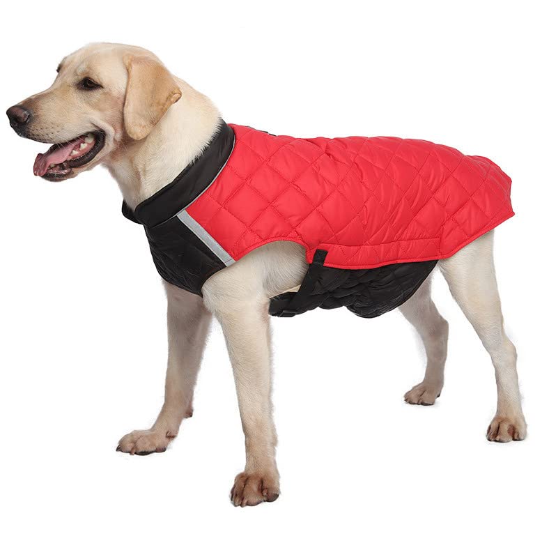 Pet Clothes for Medium Dogs Boys Jackets Winter Vest Pet Windproof Cold Weather Coats Small Medium Dog Clothes with Reflective Warm Dog Sweaters