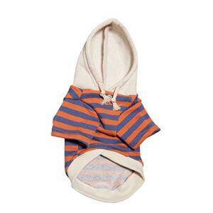 cute dog clothes for small dogs boys pet autumn winter hoodies fleece stripe sweatshirt dogs warm pet supplies