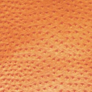 DuroLast™ Classic Ostrich Upholstery Vinyl Fabric Sold by The Yard 2 Tone Embossed Raised DIY Upholstery Accessories Apparel (Orange)