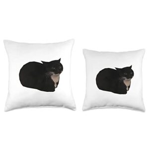 Cat Memes Spinning Maxwell Throw Pillow, 18x18, Multicolor