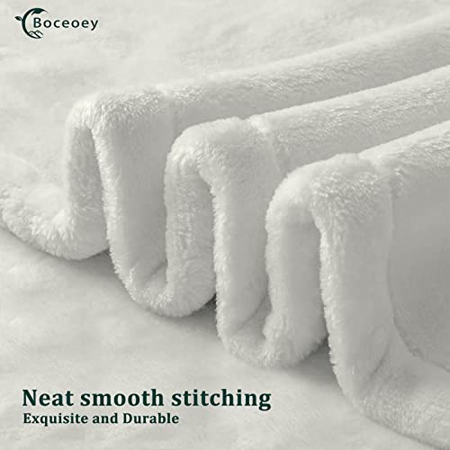 Boceoey Throw Blanket for Couch Soft Blanket Warm Lightweight, Fleece Blanket Queen Size for Bedspread, Fluffy Cozy Blankets for Bed Sofa Travel Camping 108x90 Inches Sea Otter