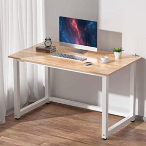 czdyuf 110 x 60cm office desk computer table laptop metal steel frame easy assemable home office workstation (color : d)